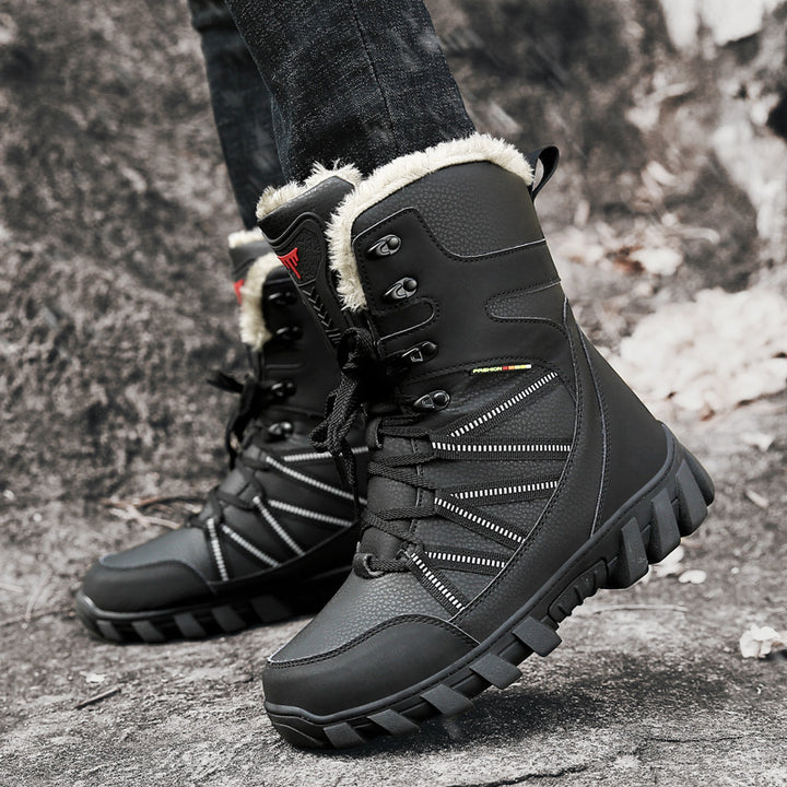 Damen Winterstiefel mit rutschfester Sohle und isolierendem Futter Drune