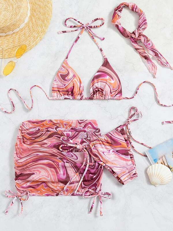 Damen Bikini-Set mit verspieltem Schnitt und modischen Akzenten Drune
