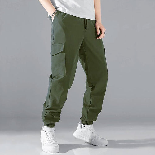 Herren Cargo-Hose mit elastischem Bund und multifunktionalen Taschen Drune