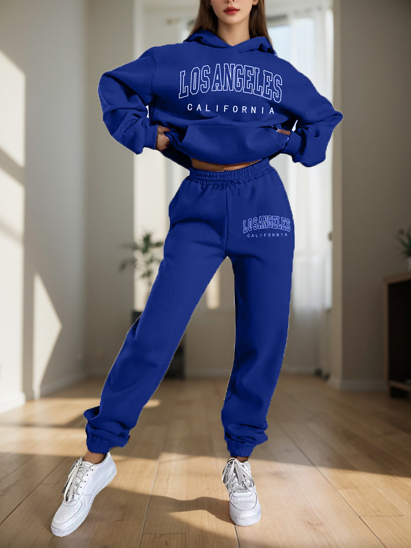 Damen Freizeit Hoodie und Jogginghose Set Drune