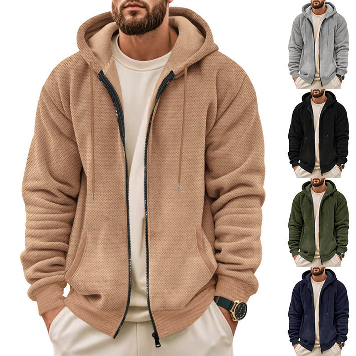 Herren Fleece-Hoodie mit praktischen Taschen Drune
