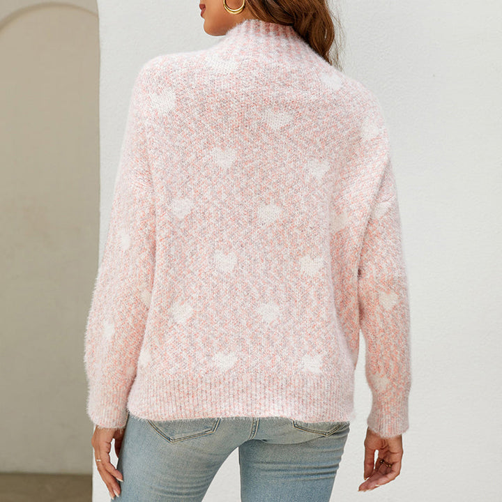 Drune | Strickbluse mit Muster Wolle Warm und Modern