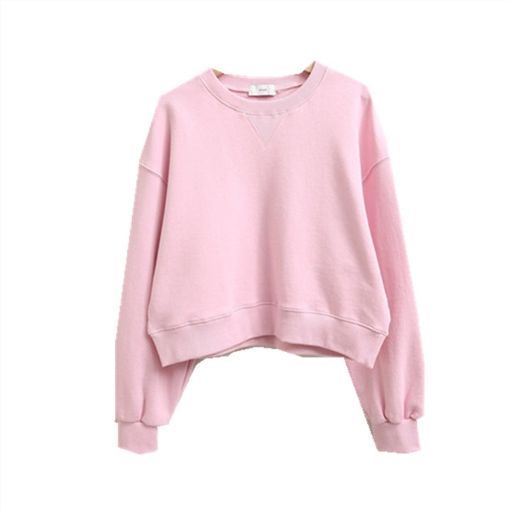 Damen lässiger Sweatshirt mit voluminösen Ärmeln Drune