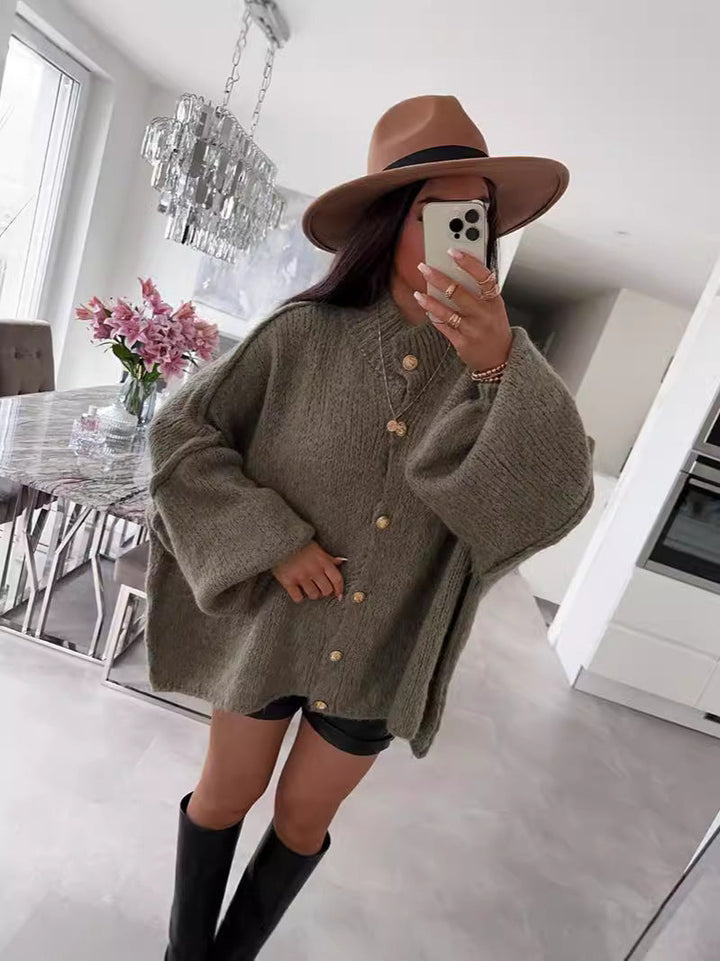 Drune | Bequeme Oversize Strickjacke Für Frauen
