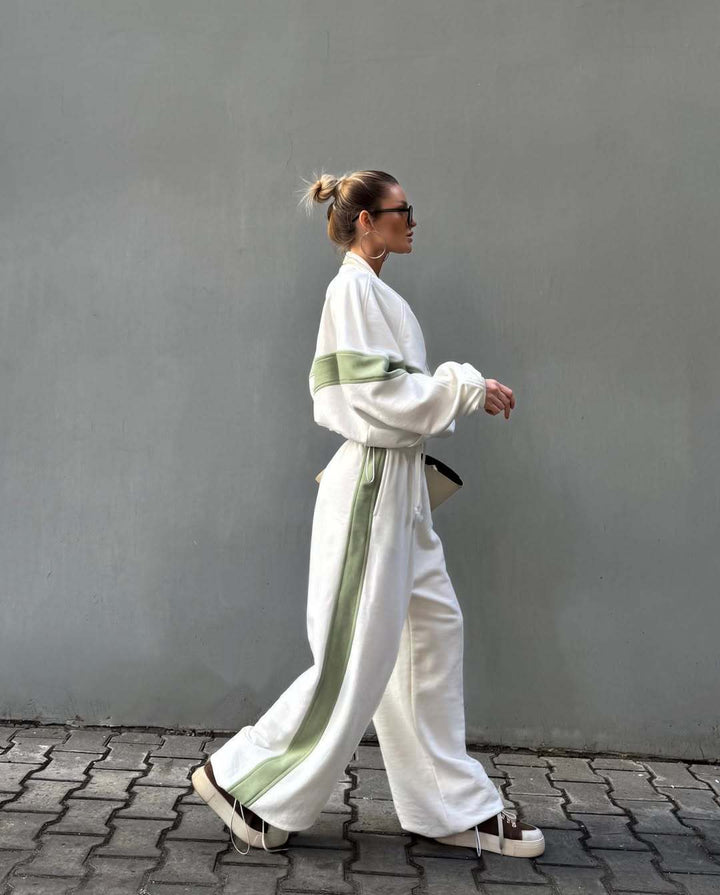 Damen sportlicher Windbreaker mit elastischen Bündchen und reflektierenden Details Drune