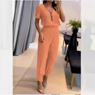 Damen Lässiger mit elegantem V-Ausschnitt und perfektem Sitz Drune
