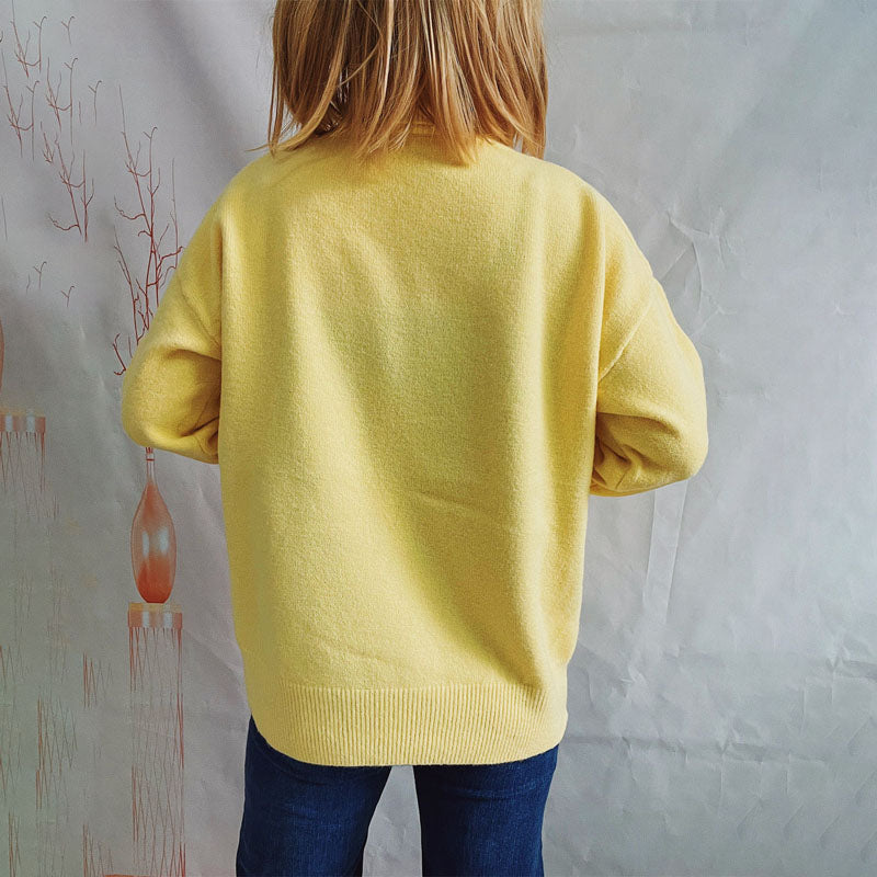 Drune | Weicher Pullover Aus Einfarbigem Strick