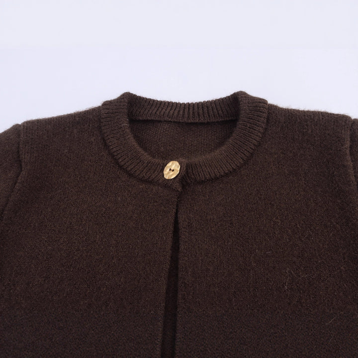 Damen eleganter Cardigan mit fransigen Details Drune