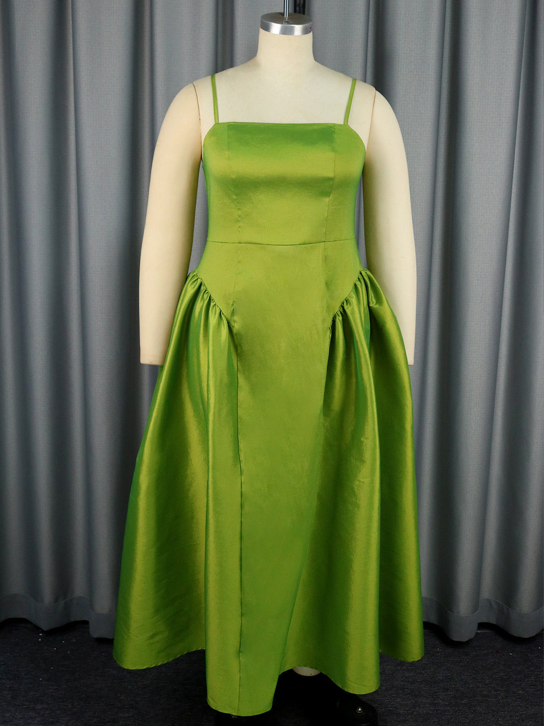 Damen Elegantes A-Linien Maxikleid mit großzügigem Rock Drune