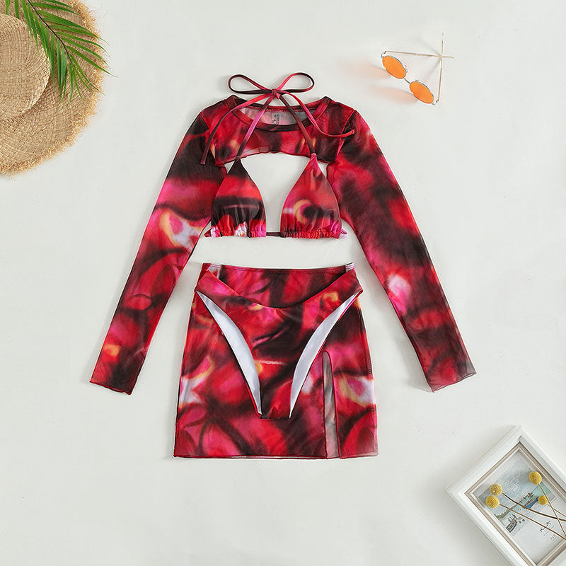 Damen modisches Ensemble mit Cut-Out-Design Drune
