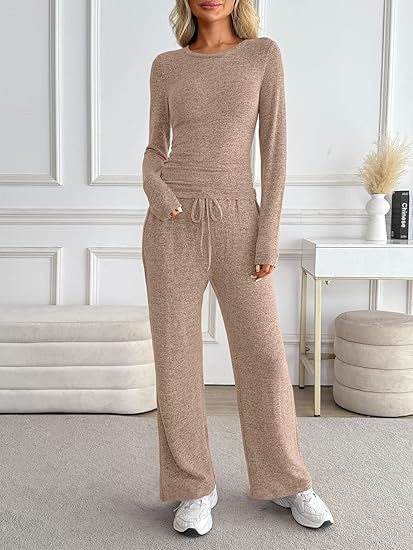 Damen gemütliches Lounge-Set mit weitem Schnitt Drune