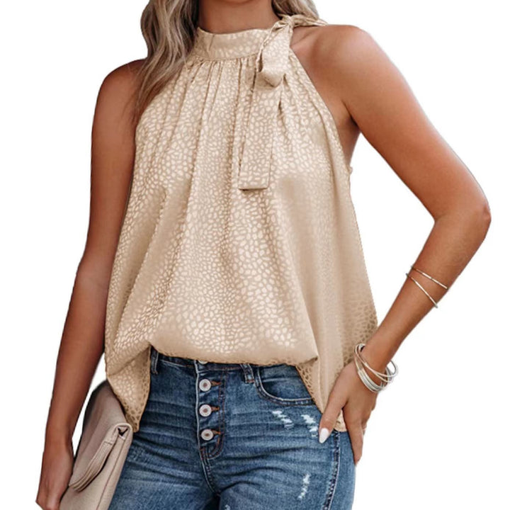 Damen Haltertop mit eleganter Schleifendetail Drune