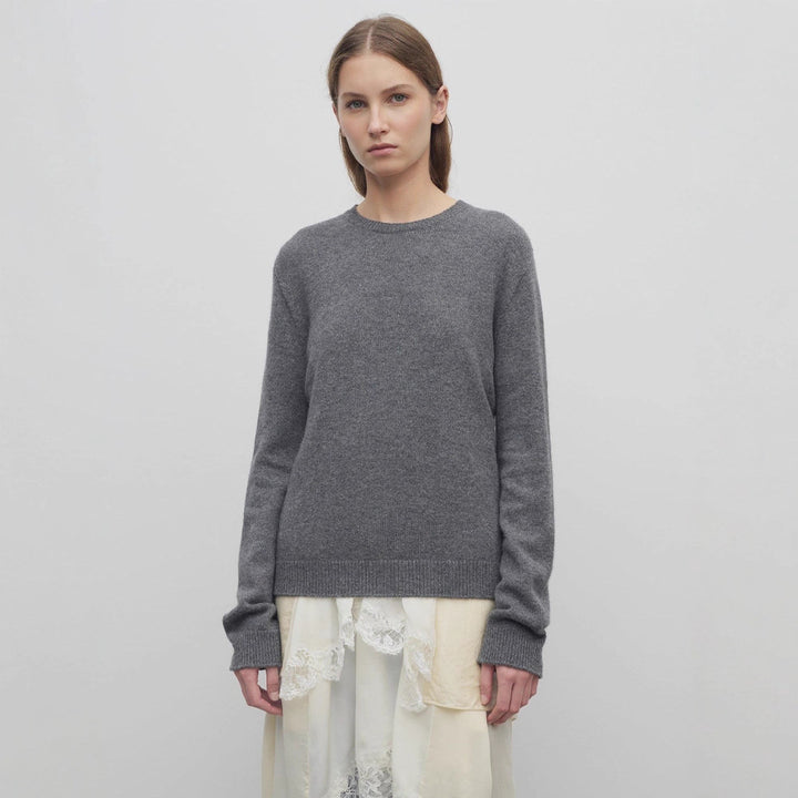 Damen Feiner Strickpullover aus hochwertiger Wolle Drune