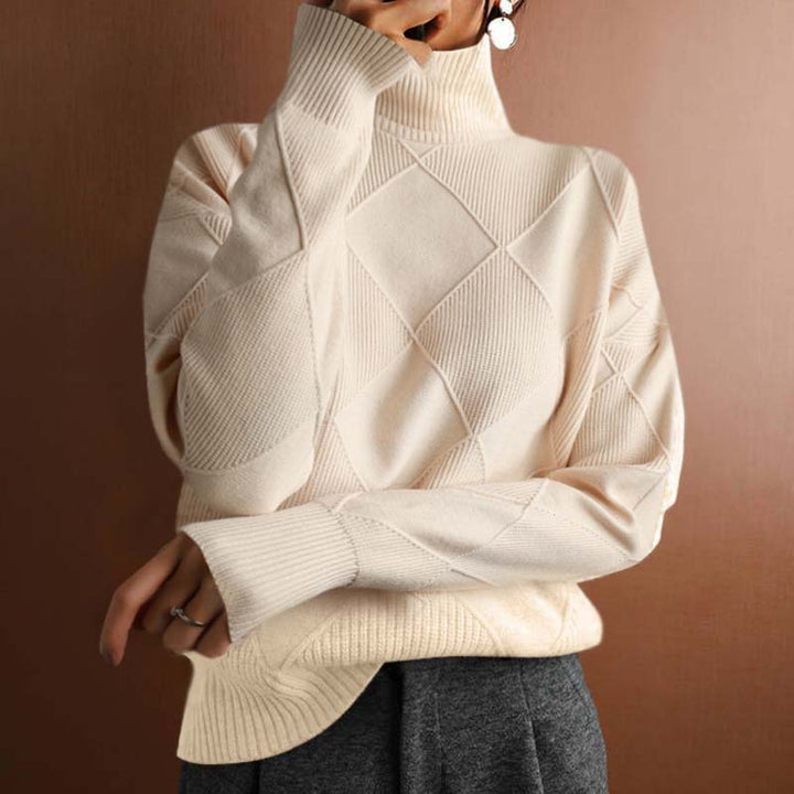 Drune | Klassischer Pullover Aus Einfarbigem Strick
