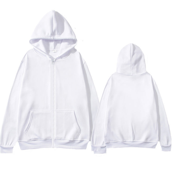 Unisex Zip-Hoodie mit robustem Metallreißverschluss, angerauter Fleece-Innenseite, geteilten Eingrifftaschen und verstärkten Nähten Drune