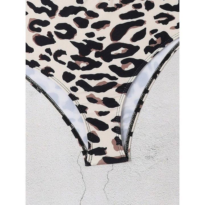 Damen Bikini-Set mit modischem Cropped-Oberteil und hoch geschnittenem Unterteil Drune