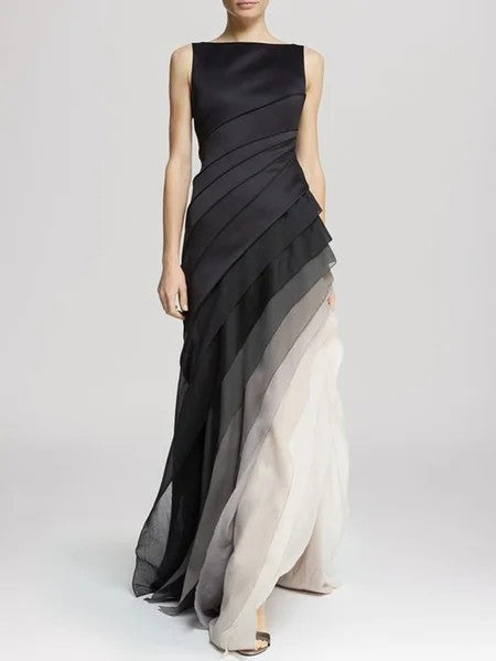 Drune | Ombre Abend Maxi Kleid