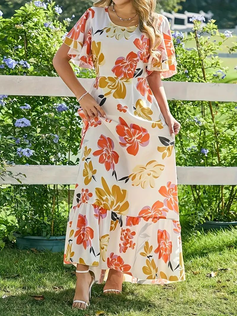 Damen Maxikleid Drune