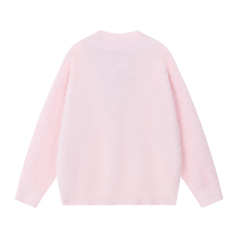 Damen Kuscheliger Pullover mit innovativem Schal-Detail Drune