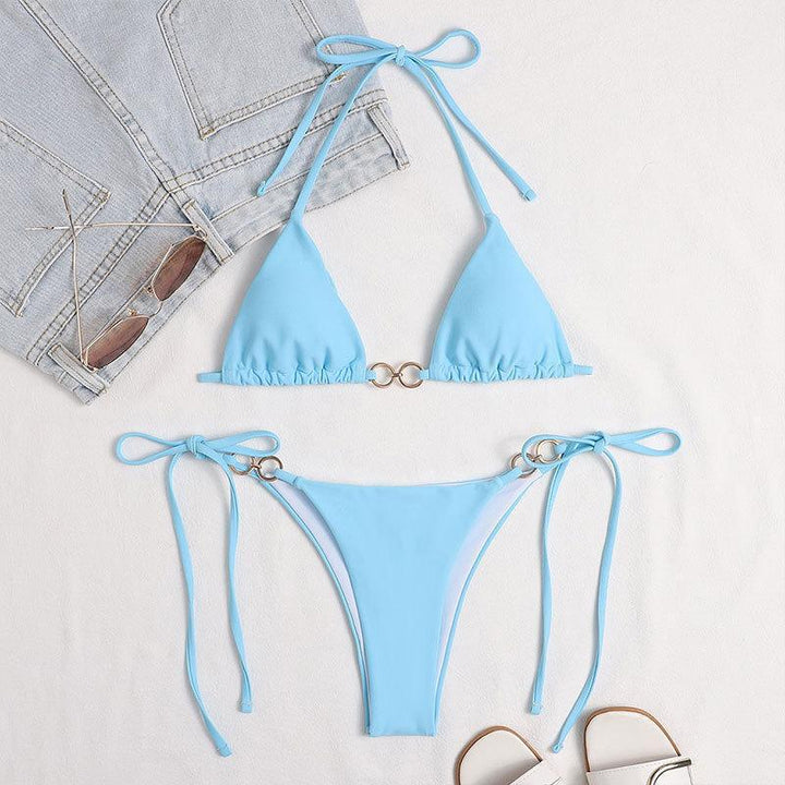 Damen Triangel-Bikini mit verstellbaren Bändern Drune