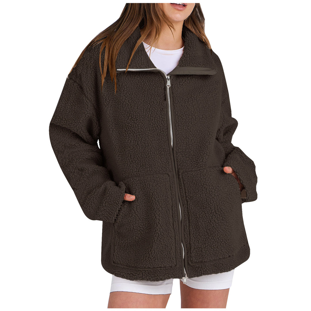 Damen Gemütlicher Fleece-Hoodie Drune
