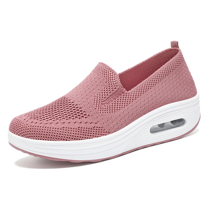 Damen nan gestrickter Schlupfsneaker mit Luftpolster-Dämpfung und ergonomischer Komfortsohle Drune