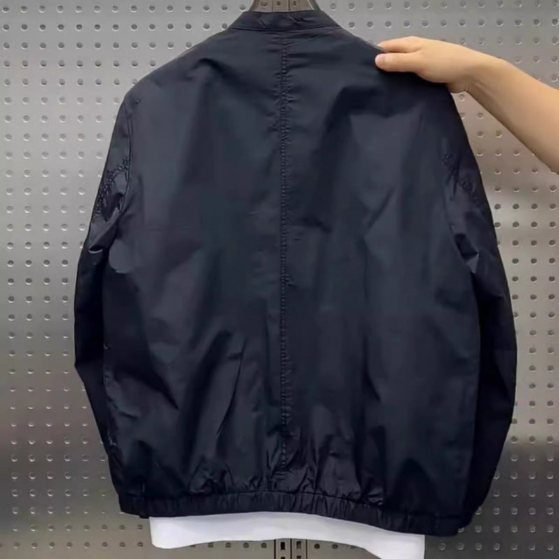 Herren leichte Übergangsjacke mit praktischen Einsatztaschen Drune