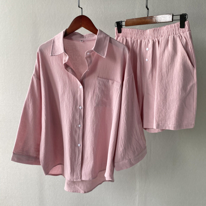 Damen Leichte Freizeit Zweiteiliges Loungewear Set Drune