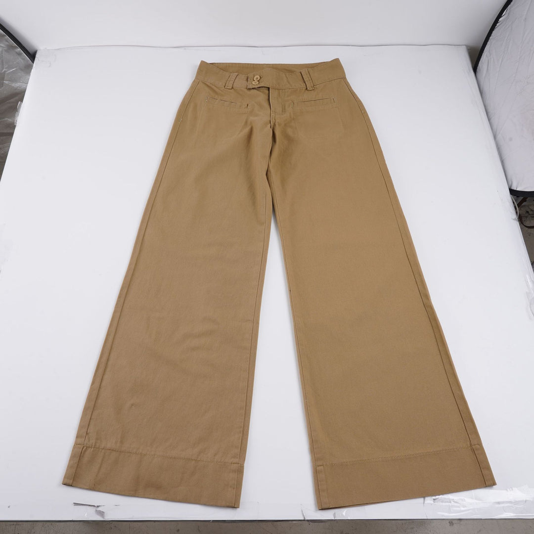 Damen weite Baumwollhose mit eleganter Schnittführung und praktischen Taschen Drune