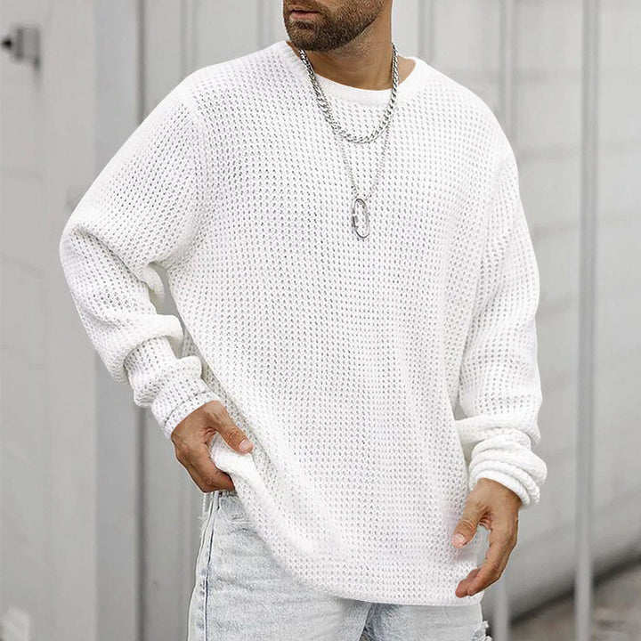 Herren Grobstrickpullover mit modernem Schnitt und kuscheligem Innenfutter Drune