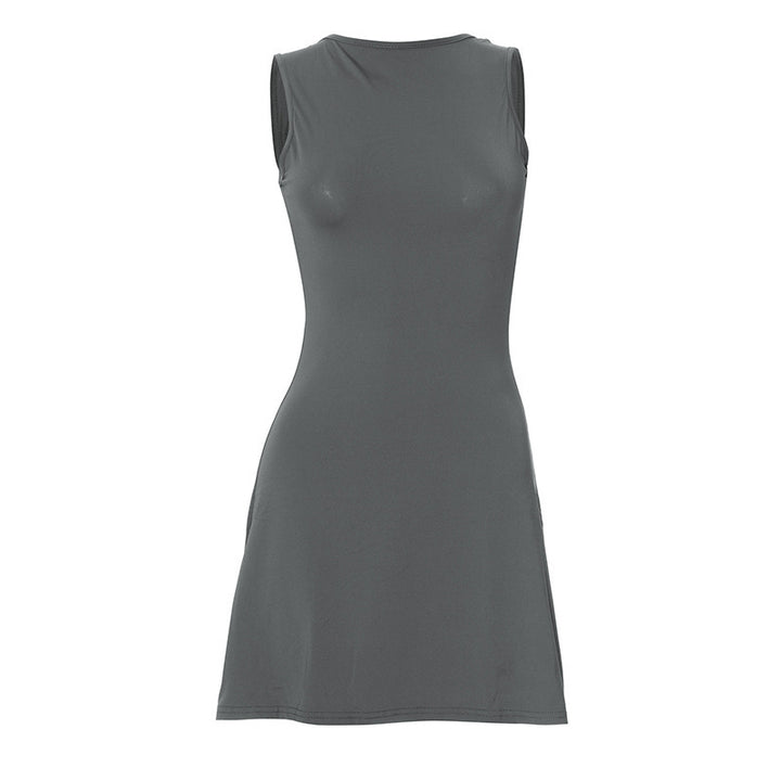 Damen Figurbetontes Kurzkleid Drune