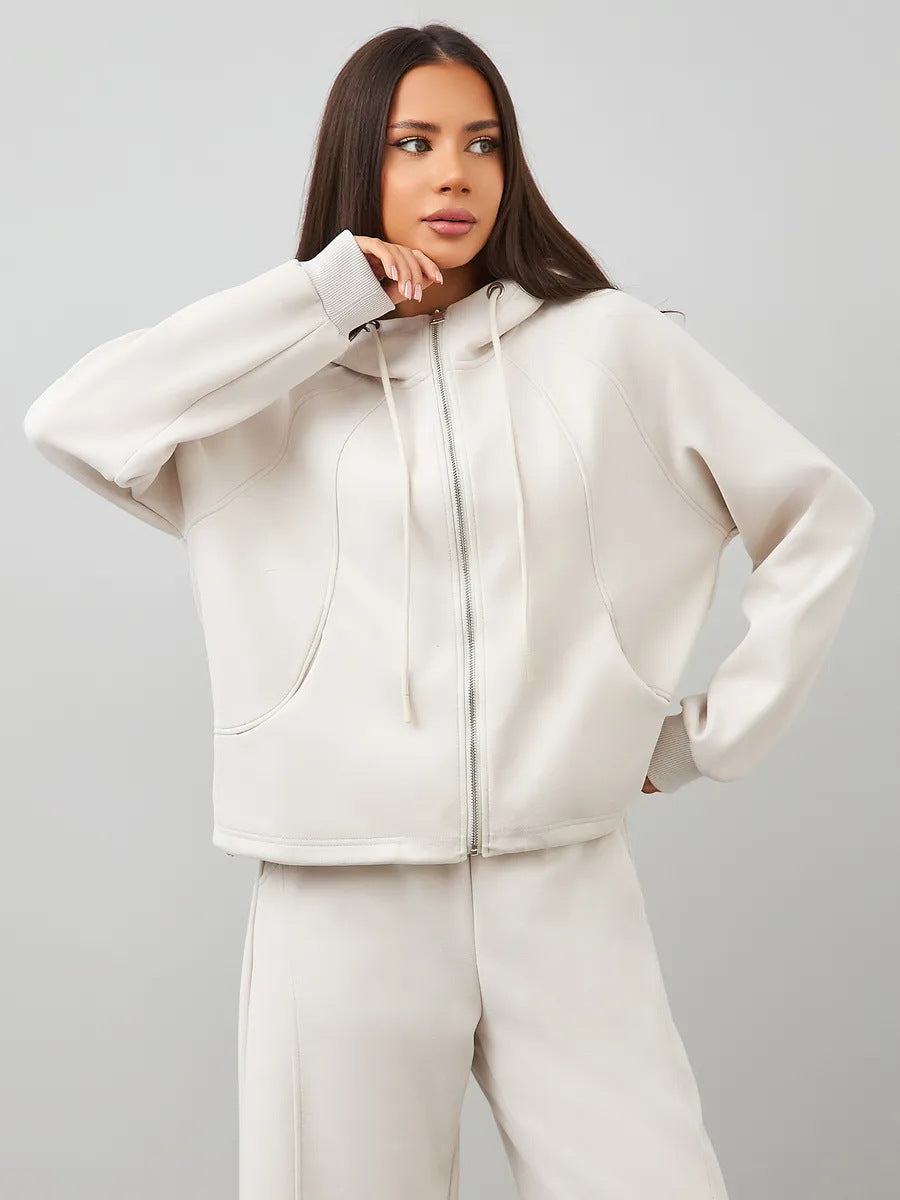 Damen hochwertige Kapuzenjacke mit frischem Design Drune