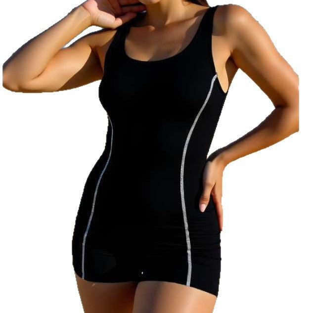 Damen Sportlicher Schwimmanzug mit integriertem Shorts Drune