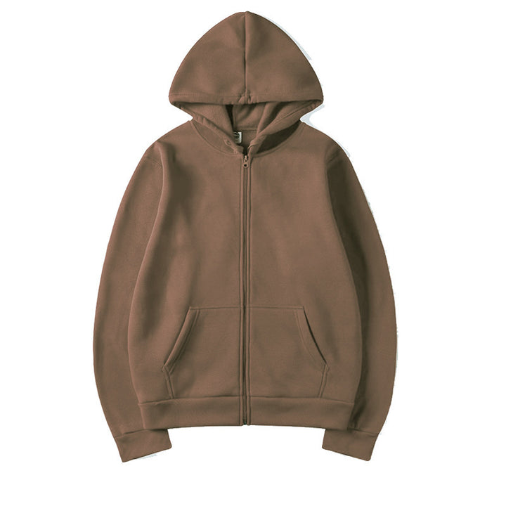 Damen Kapuzensweatshirt mit durchgehendem Reißverschluss und seitlichen Taschen Drune