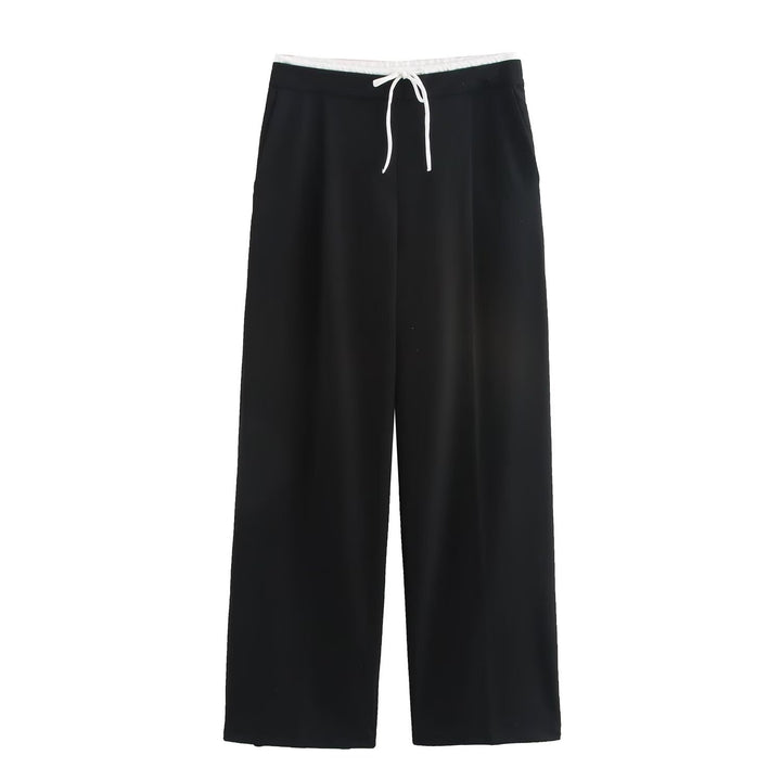 Damen elegante und bequeme Palazzo-Hose Drune