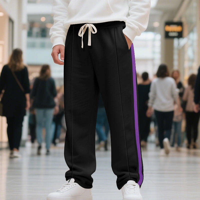 Herren Sportliche Sweatpants mit seitlichen Kontraststreifen Drune