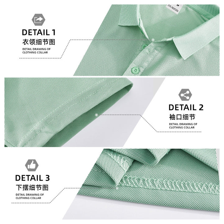 Herren nan figurbetontes Kurzarm-Poloshirt aus elastischem Jersey mit Hemdkragen und kurzer Knopfleiste Drune