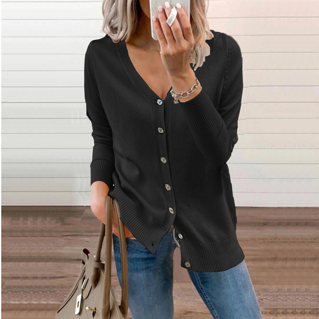 Drune | Knopf Strick Cardigan Pullover