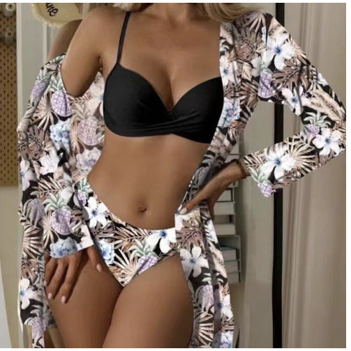 Damen Bikini-Set mit floralem Design und bequemer Passform Drune
