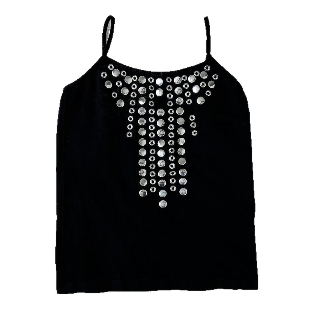 Damen Top mit funkelnden Strassdetails Drune