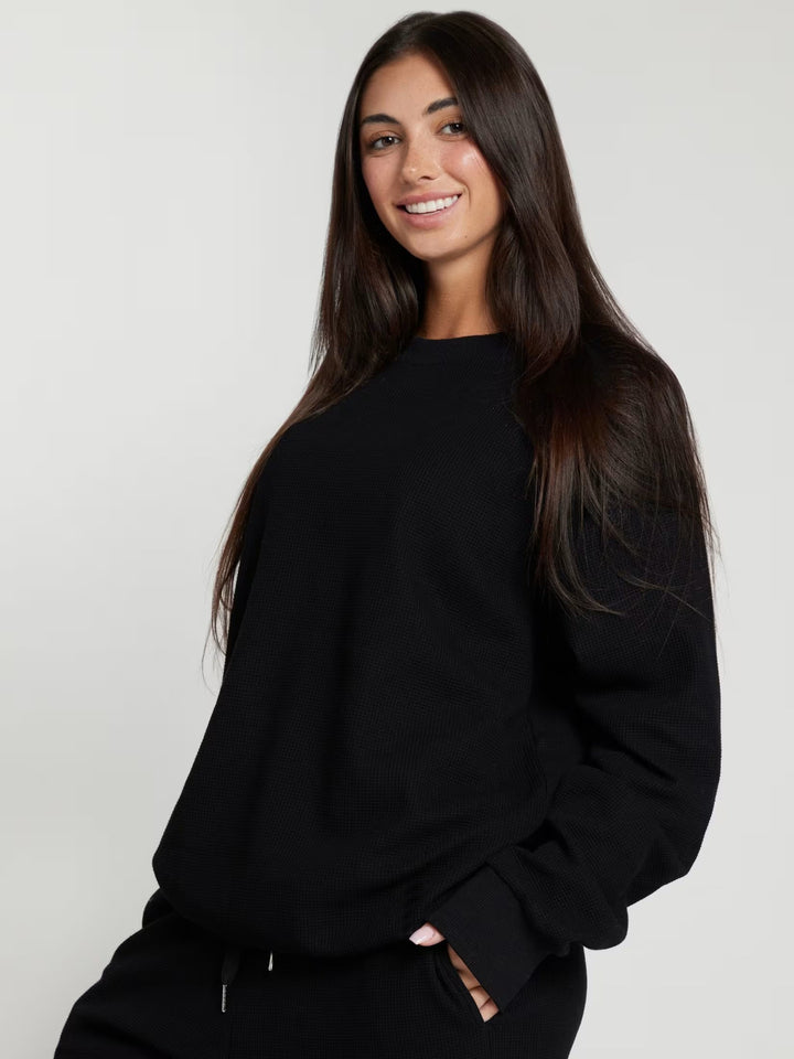 Damen lässiger und bequemer Sweatshirt-Lounge-Set Drune