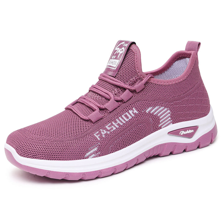 Damen nan Slip-On Lauf- und Alltagsschuh aus nahtlosem Strick mit ergonomischer Stoßdämpfung Drune