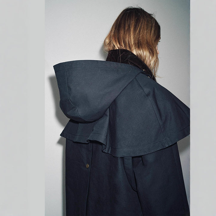 Damen wasserabweisende Outdoor-Jacke mit innovativem Kapuzen-Design Drune