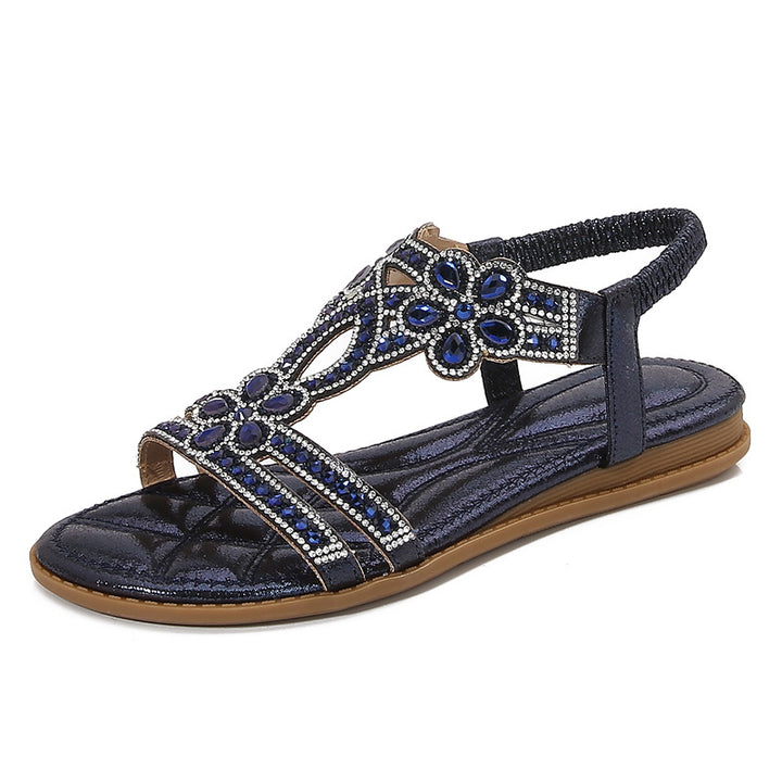 Damen Elegante Riemensandalen mit kunstvollen Details Drune