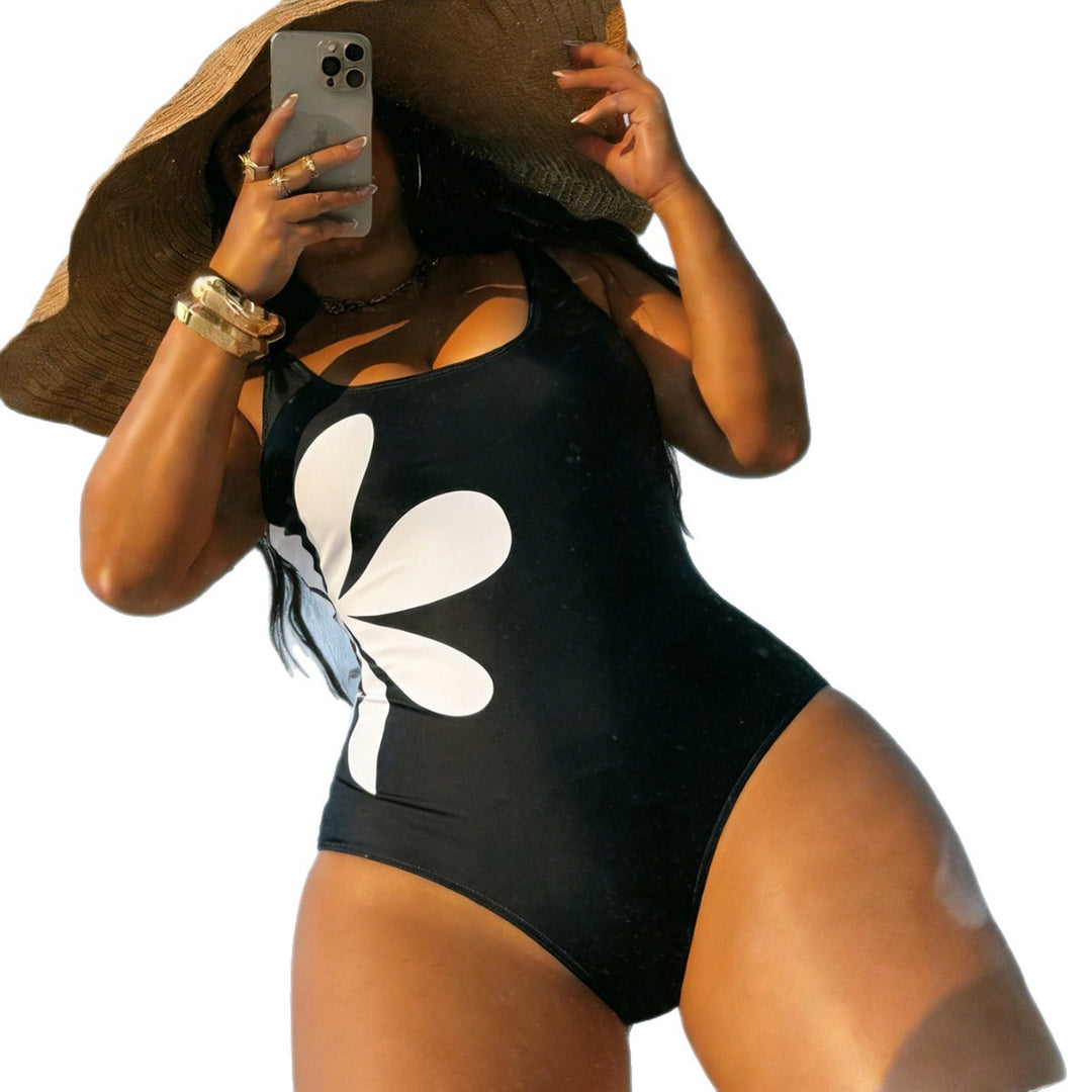 Damen Schwimmanzug mit floralem Design Drune