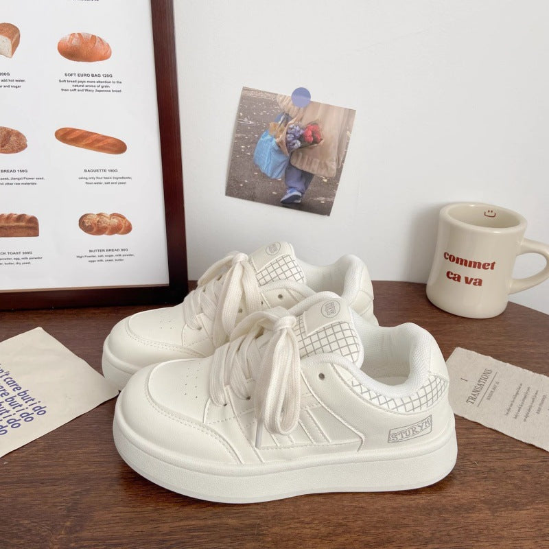 Damen Sneakers im minimalistischen Design mit strukturierter Oberfläche und weicher Dämpfung Drune