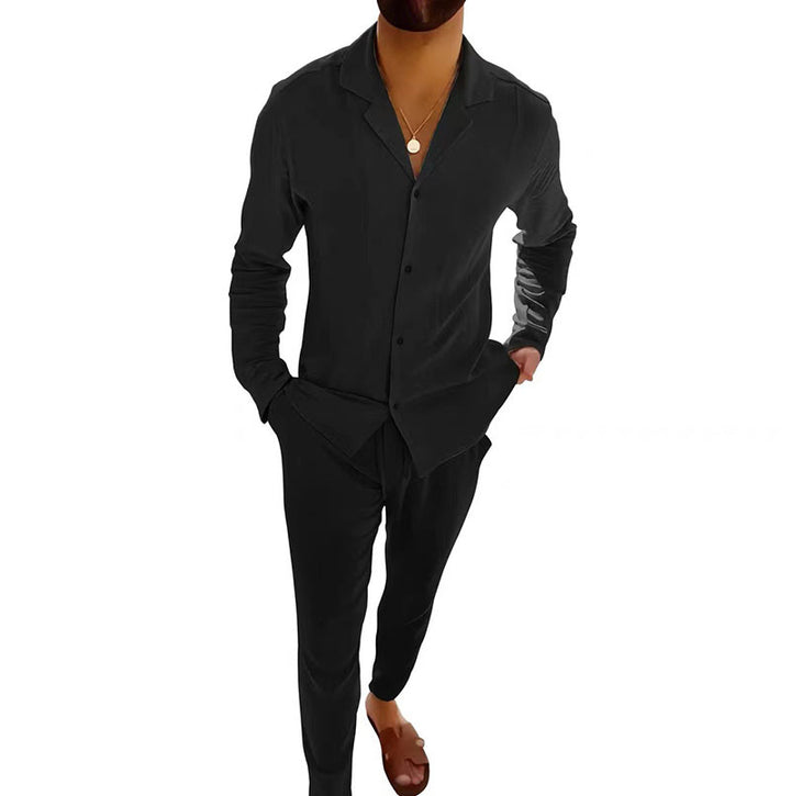 Herren modisches und bequemes Schlafanzugset Drune