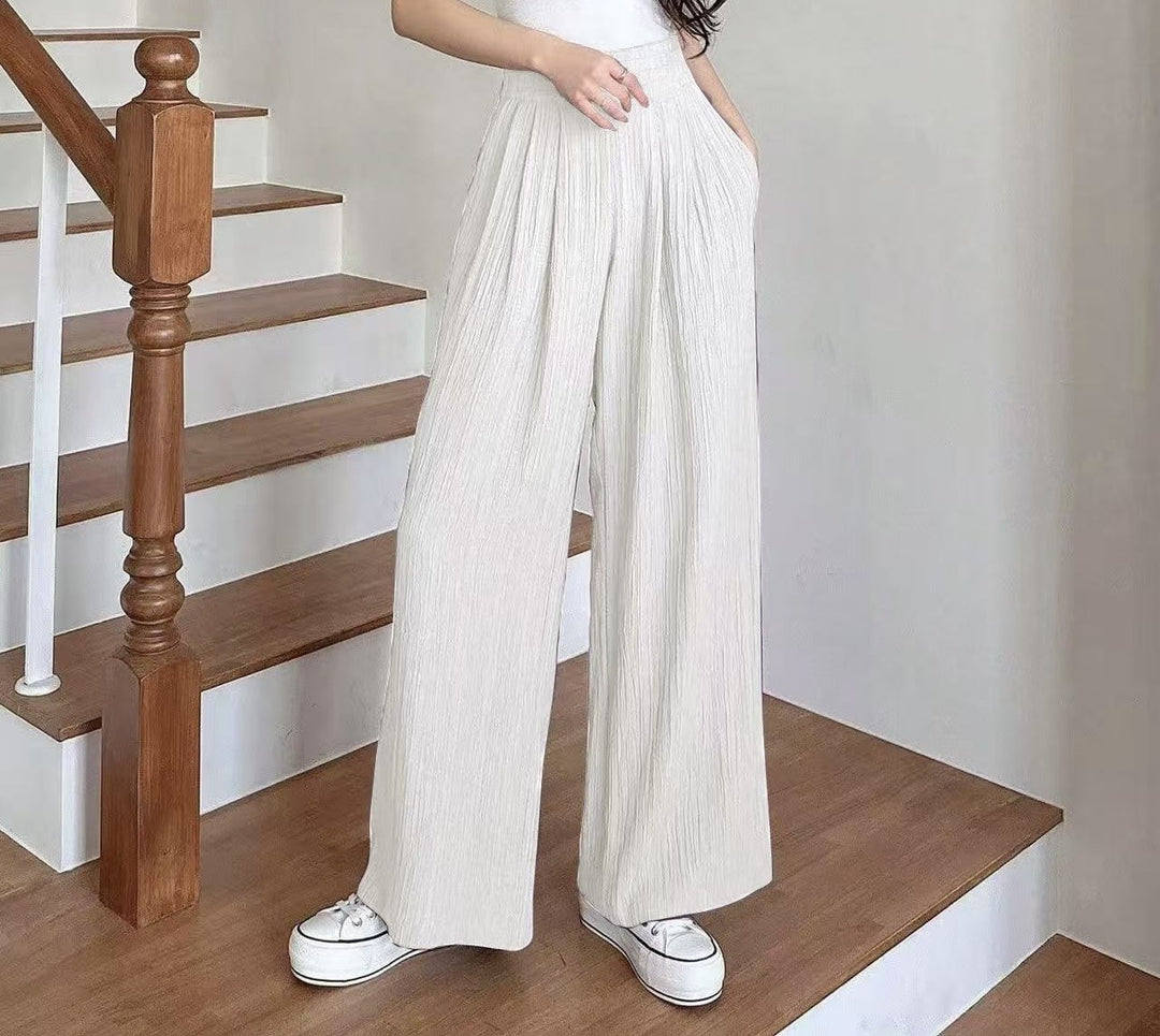 Damen weite Faltenhose Drune