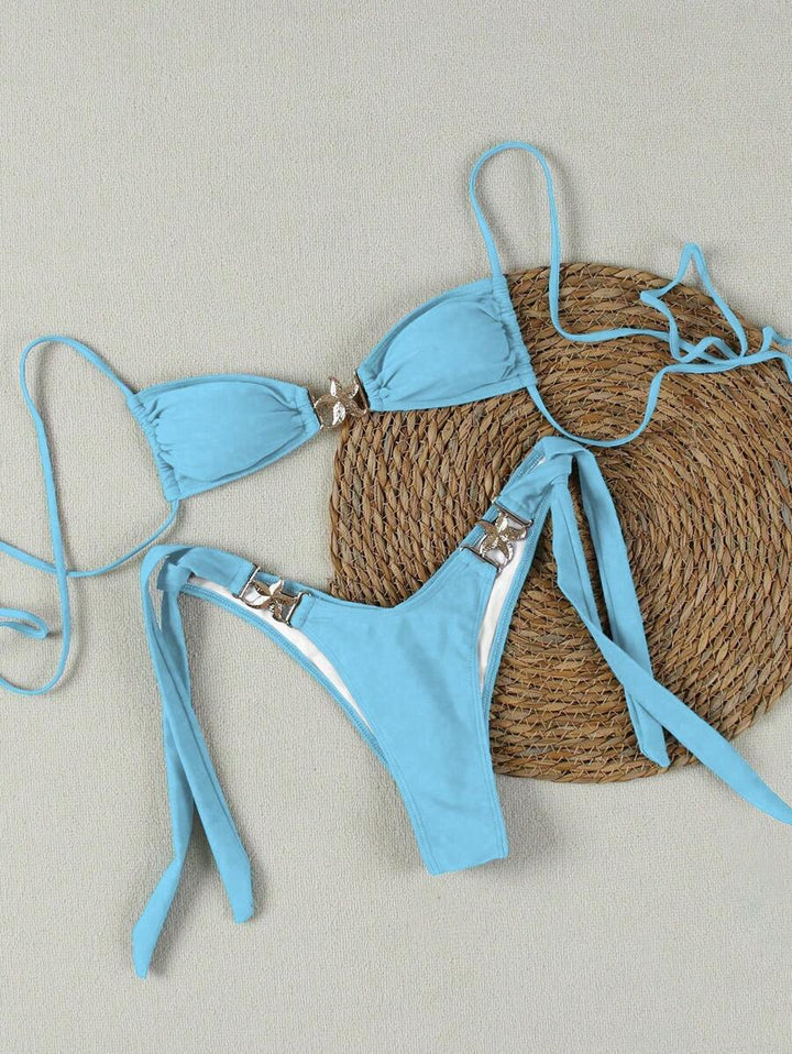 Damen Bikini-Set mit eleganten Schnallen Drune