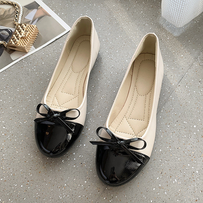 Damen Ballerina-Schuhe mit elegantem Schleifendetail und gepolstertem Fußbett Drune
